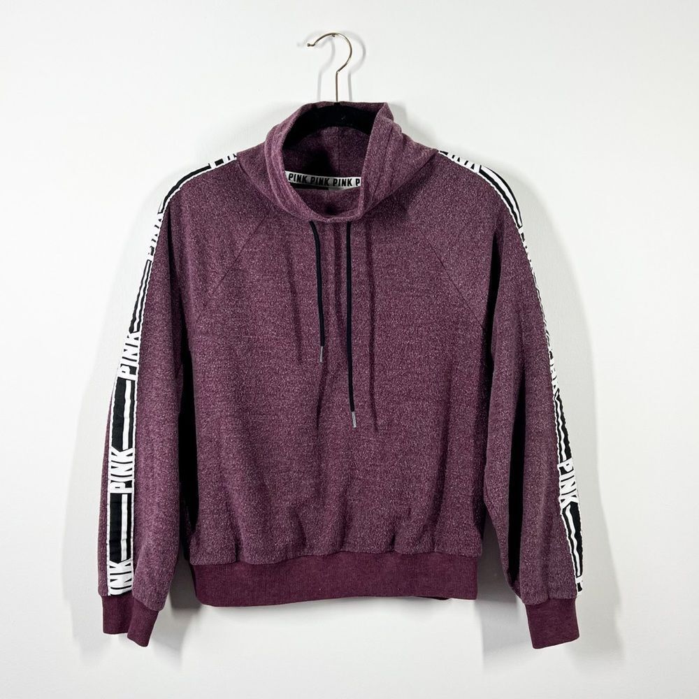 Victoria’s Secret pink maroon varsity pullover